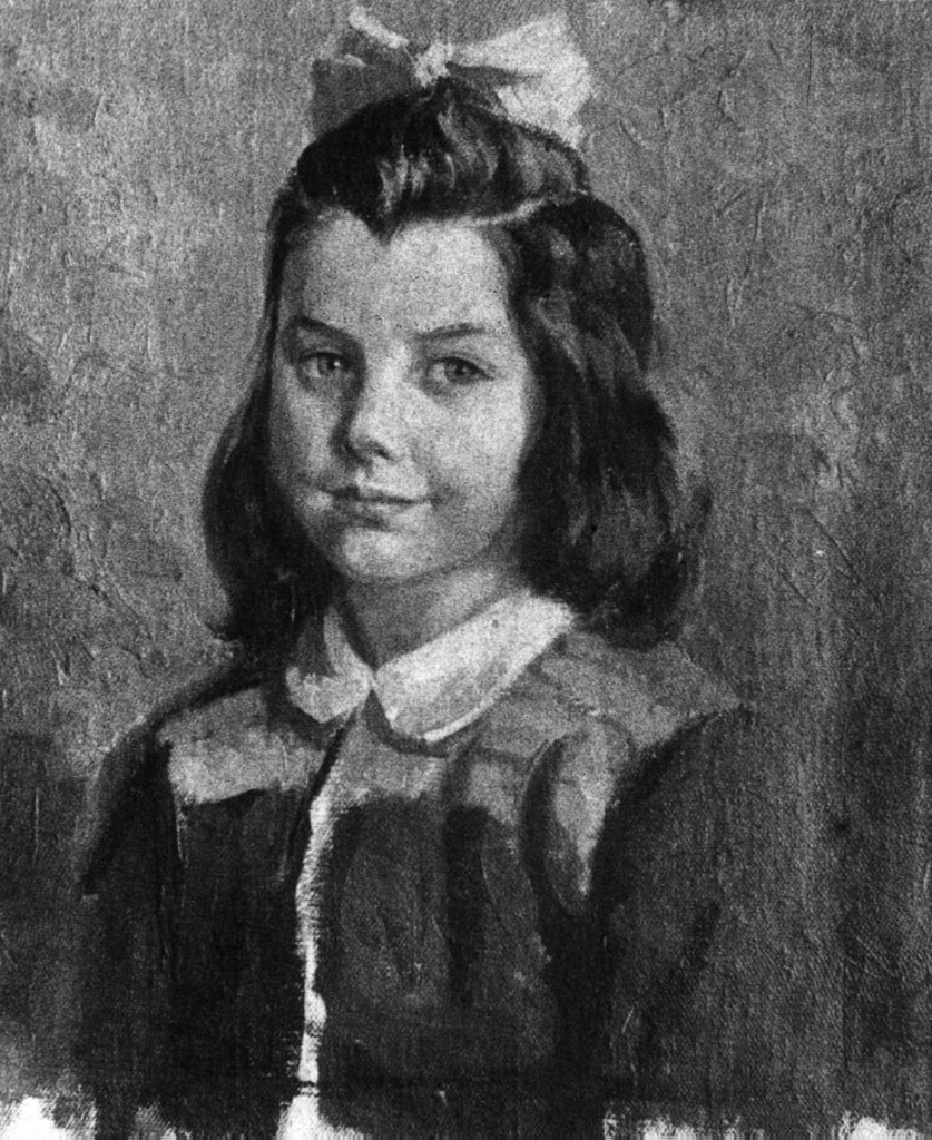 Ölbild von Karin Schneider-Jundt als Kind