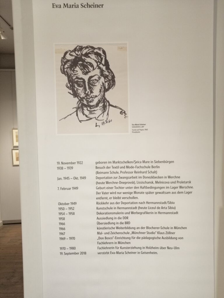 Eva Maria Scheiner Ausstellung 2021 in Dinkelsbühl