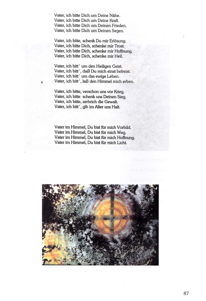 Liedtext 'Ich glaube' Fortsetzung